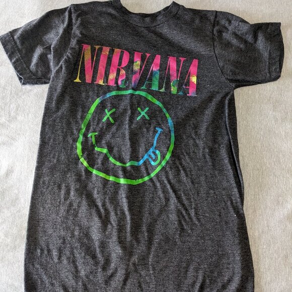 Juniors Nirvana Pink Floyd AC/DC t shirt lot of three - Picture 7 of 7